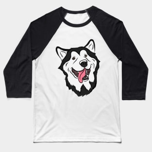 Alaskan Malamute Baseball T-Shirt